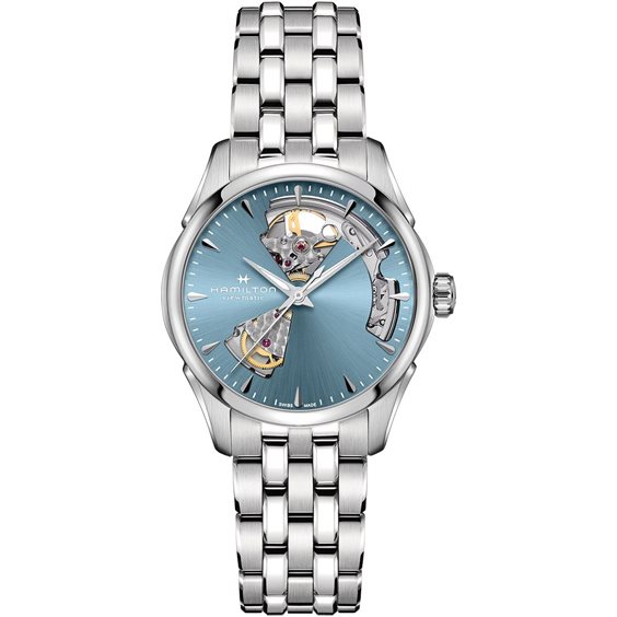 Orologio Hamilton Jazzmaster Open Heart in Acciaio H32215143 - H32215143